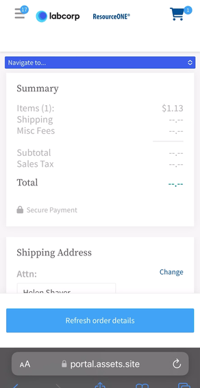 Select a Shipping Address